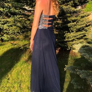 Navy Blue Prom Dress